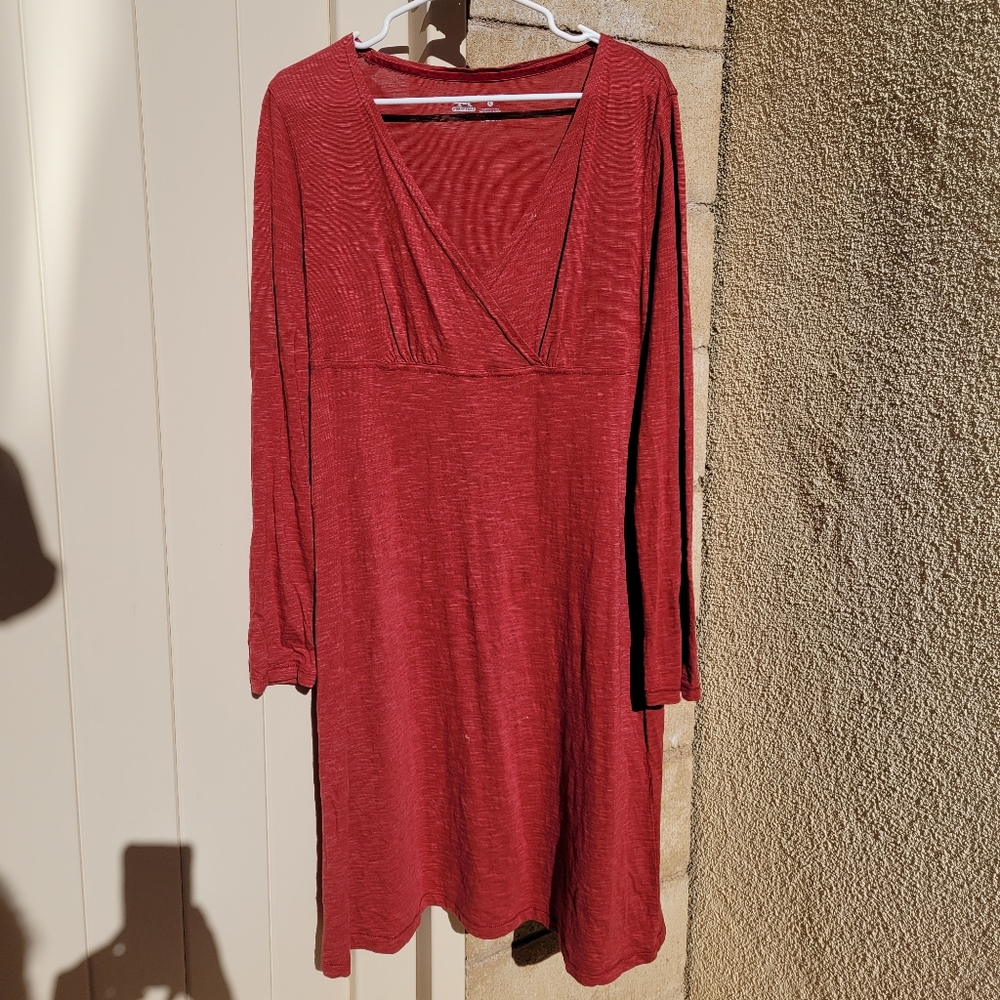 Horny Toad women dress L long sleeved